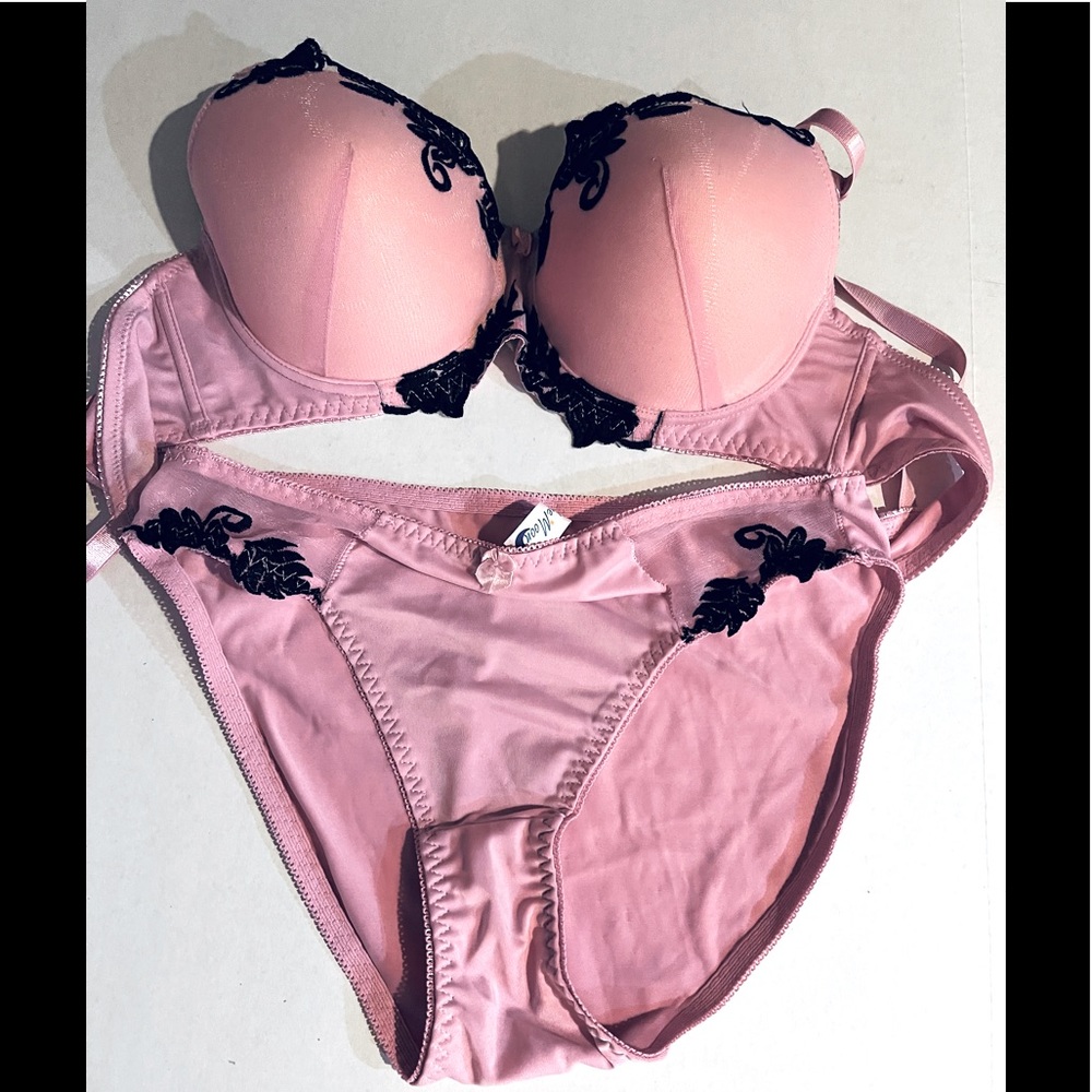 Blue Moon bra & panty set. Bra 38C & panty size 7. NWOT. Never worn.